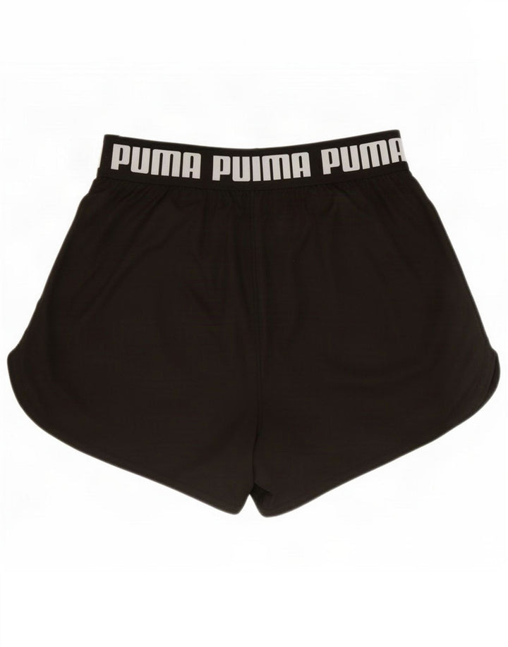 Puma Mens Graphic Sport Shorts Médio Preto Nylon