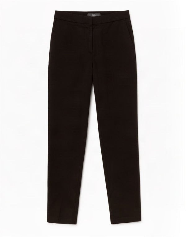 Calça feminina casual slim Zara médio W28 L28 poliéster preto