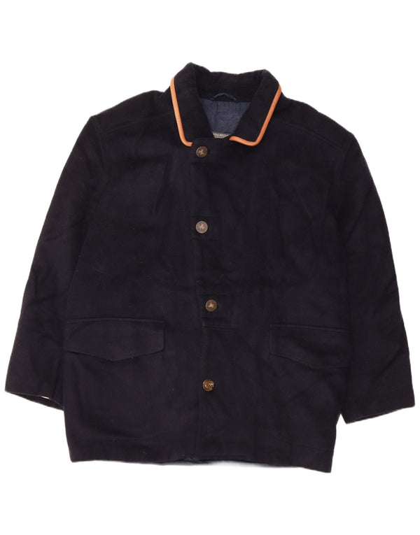 Sobretudo masculino Maurizio Baldassari UK 40 grande azul marinho