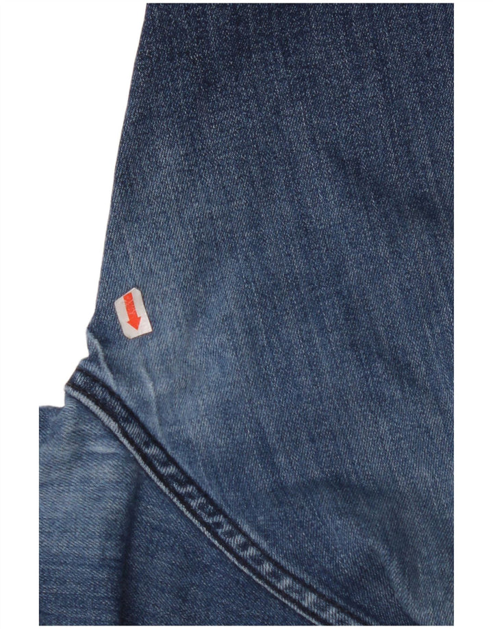 LEVI'S Masculino 502 Tapered Jeans W34 L32 Azul Algodão