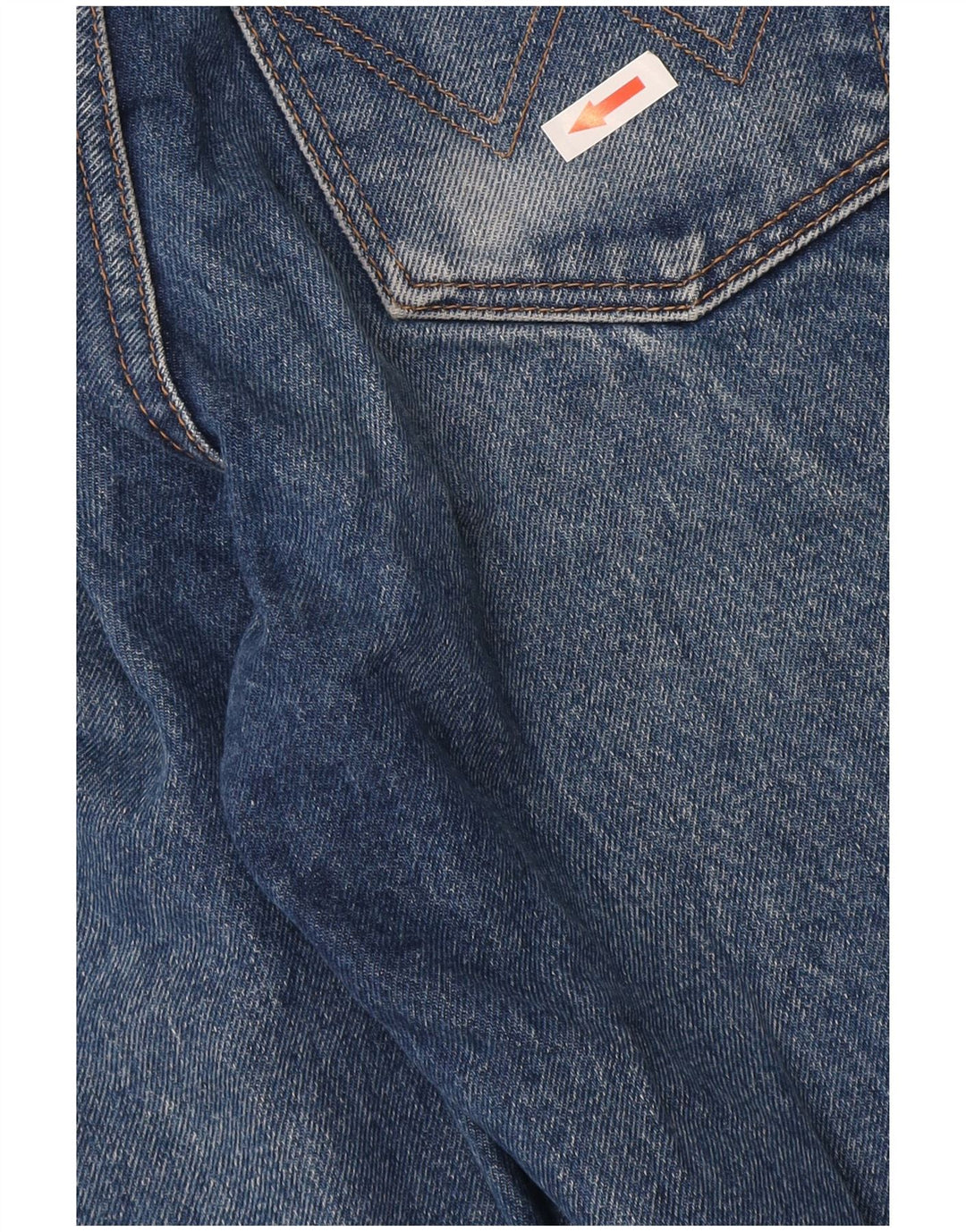 Wrangler Mens Straight Jeans W31 L31 Azul Algodão