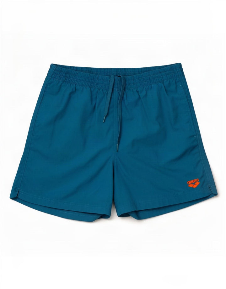 Arena Mens Natação Shorts Grande Azul Nylon