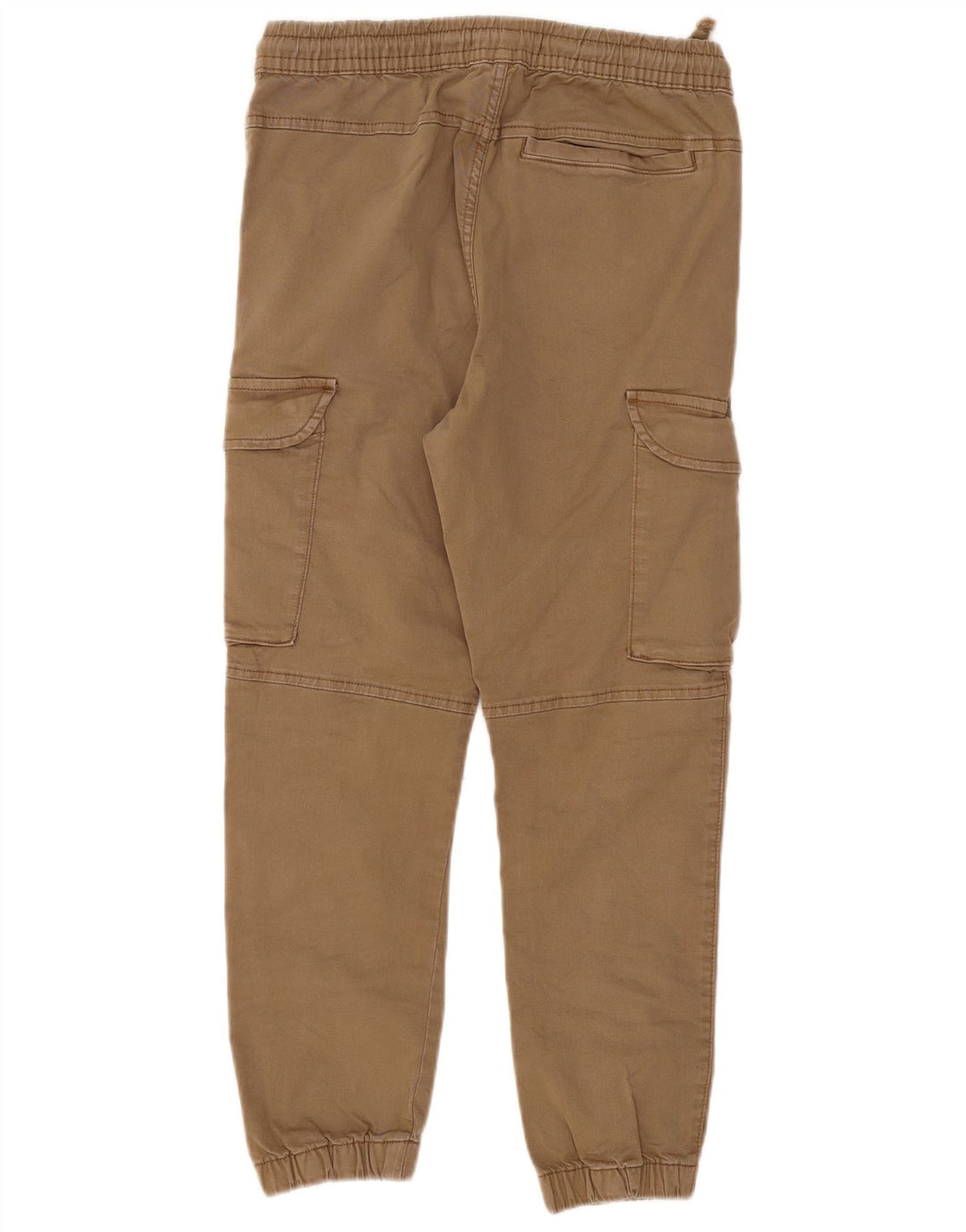 Calça cargo masculina Zara Crop Joggers pequena W30 L25 bege