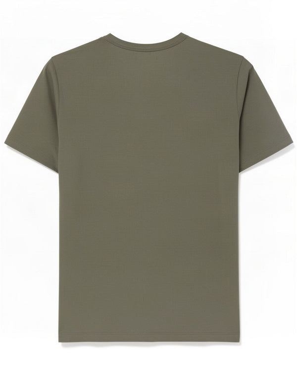 Cos Camiseta masculina de ajuste regular Top de algodão verde médio