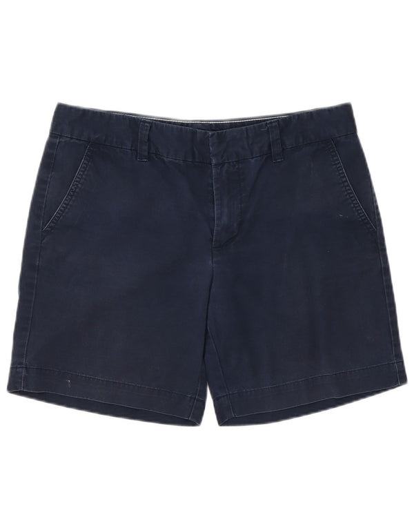 Shorts Chino feminino Tommy Hilfiger EUA 6 médio W32 algodão azul marinho