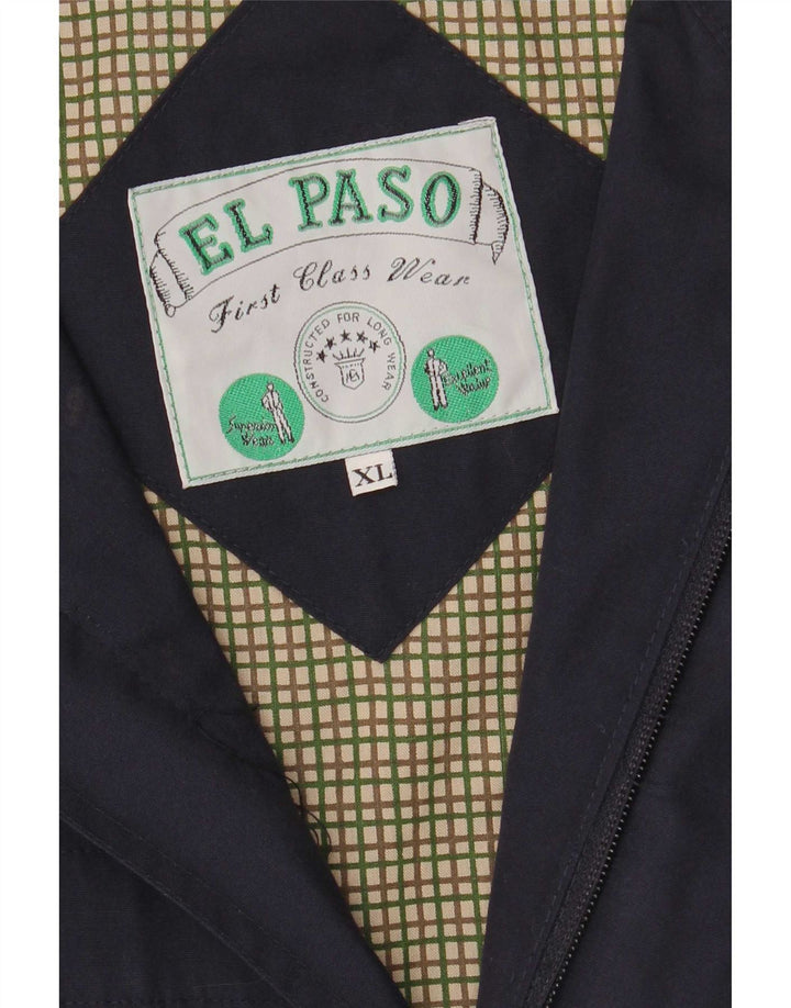 Jaqueta bomber masculina El Paso UK 42 XL azul marinho