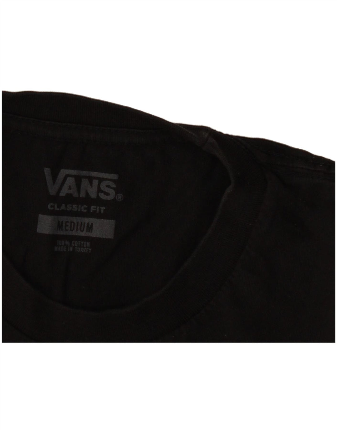 Camiseta Vans Masculina Classic Fit Top Médio Algodão Preto