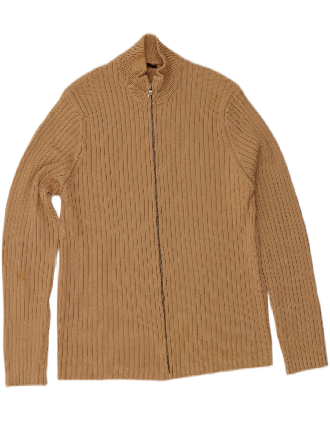 Suéter Cardigan Masculino Sisley Médio Bege