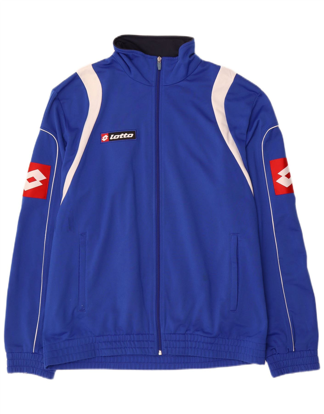 Jaqueta de Agasalho Masculina Lotto Mens XL Azul Colorblock em Poliéster