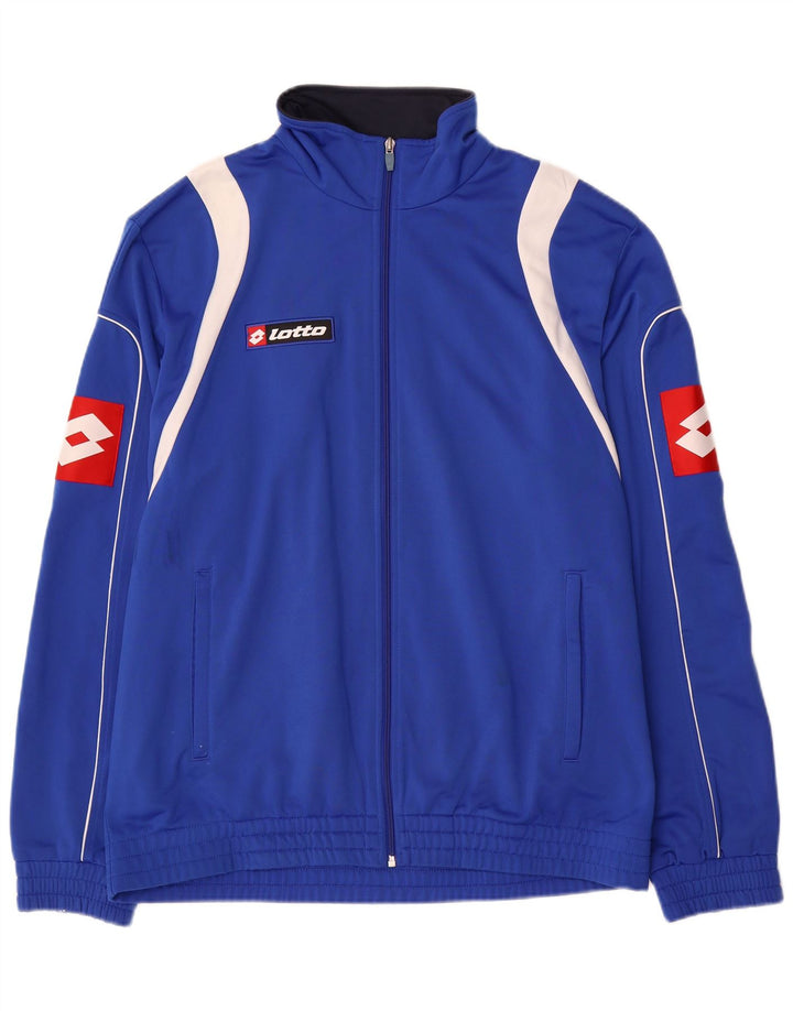 Jaqueta de Agasalho Masculina Lotto Mens XL Azul Colorblock em Poliéster