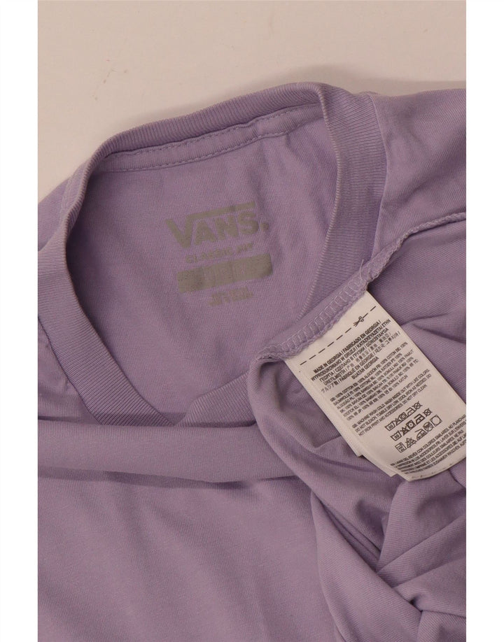 Camiseta masculina Vans Classic Fit Top Médio Roxo Algodão