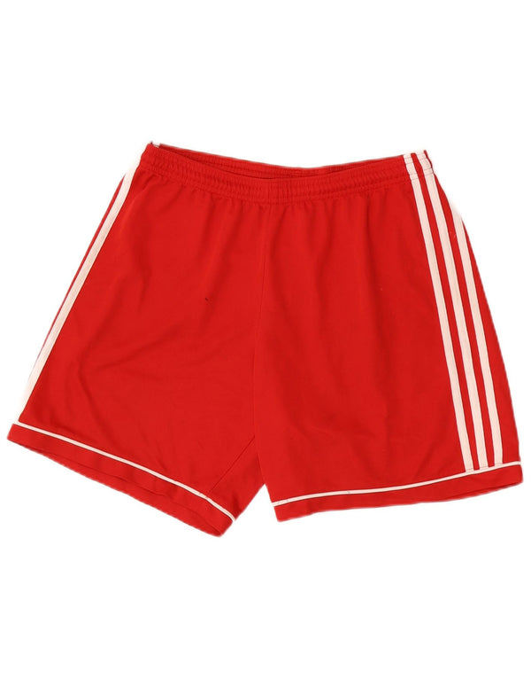 Adidas masculino gráfico regular esporte shorts médio vermelho poliéster esportes