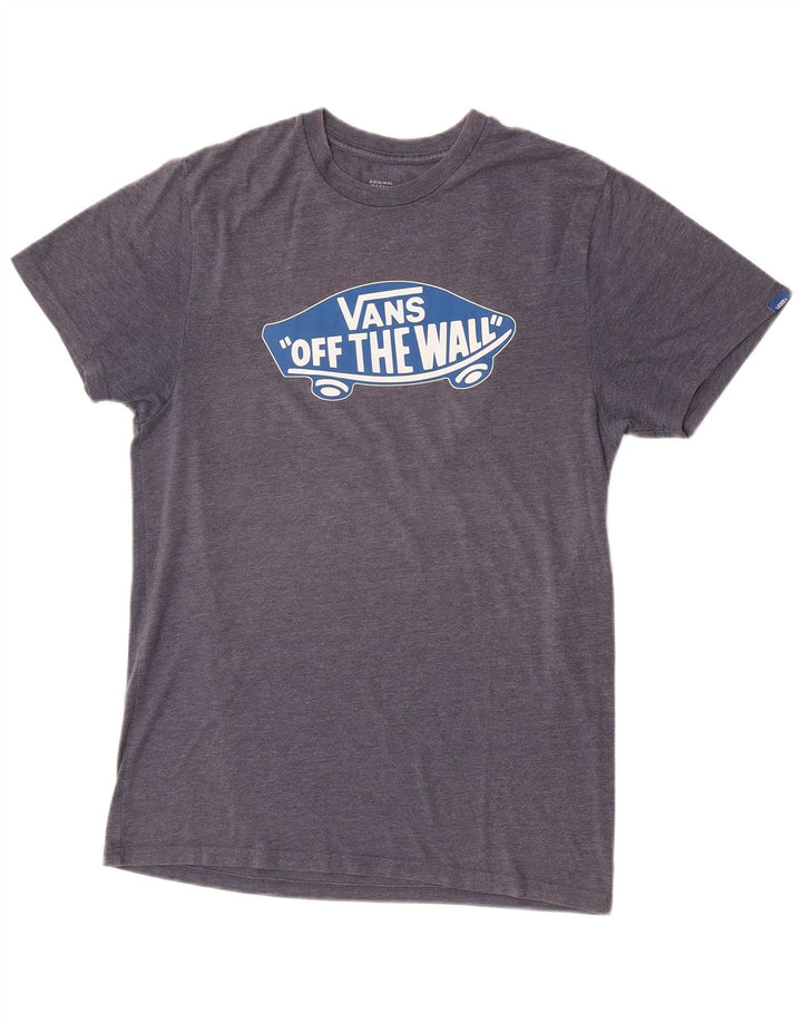 Camiseta masculina Vans Graphic cinza médio algodão