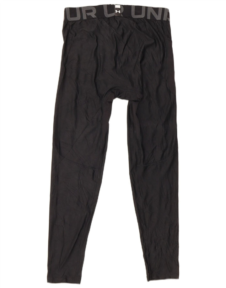 Under Armour Masculino Heat Gear Graphic Leggings Grande Preto
