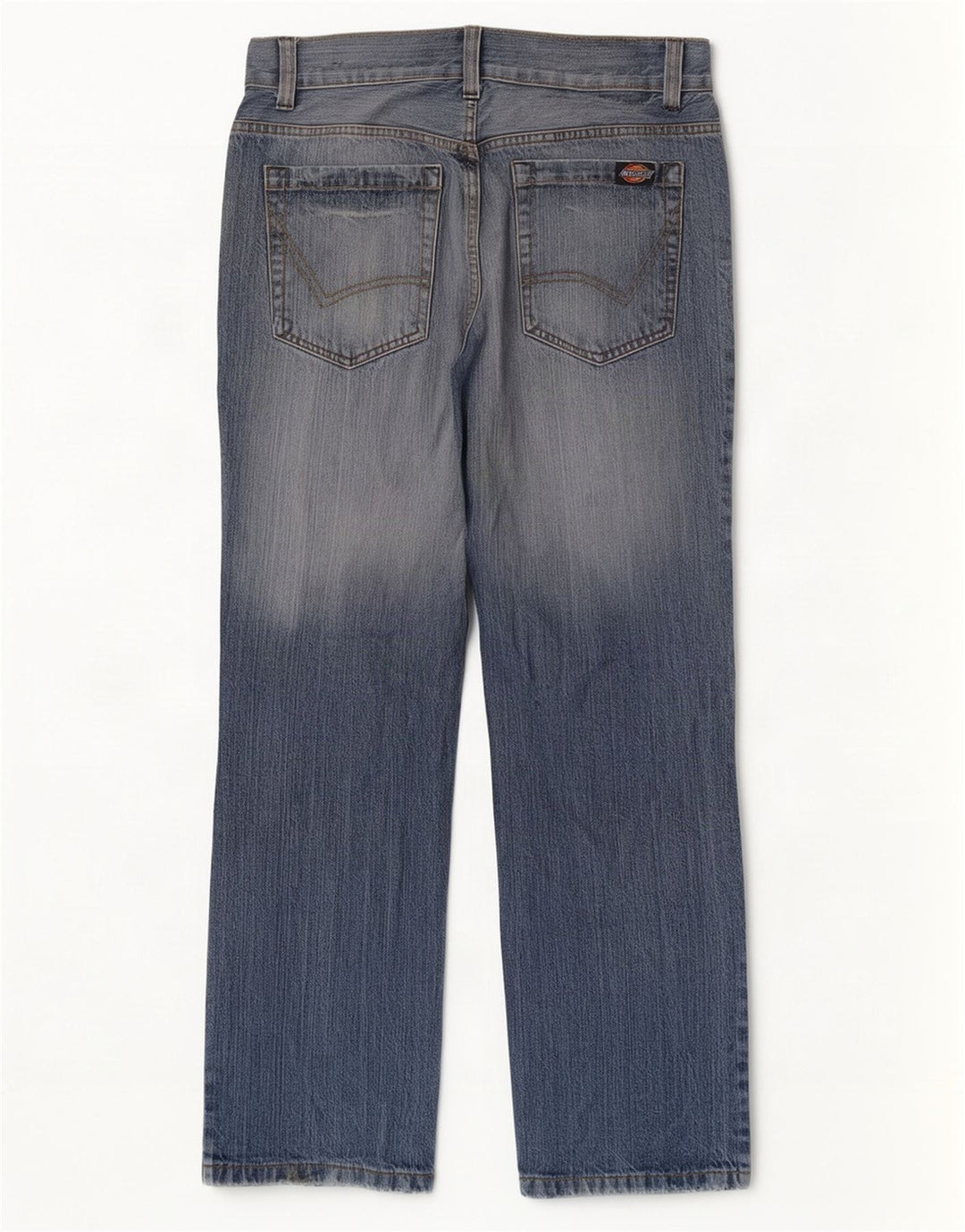 Calça jeans reta masculina Dickies W33 L32 azul algodão