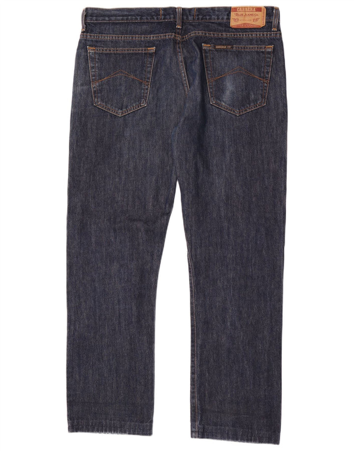 Carrera Masculino 710 Straight Jeans W40 L32 Azul Marinho Algodão