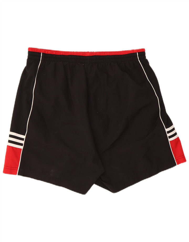 Shorts esportivos masculinos Adidas UK 38 médio preto colorblock poliéster