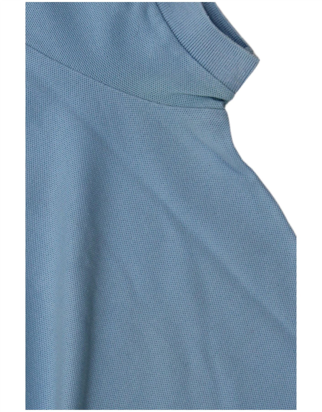 Camisa polo feminina Lacoste tamanho 44 grande algodão azul