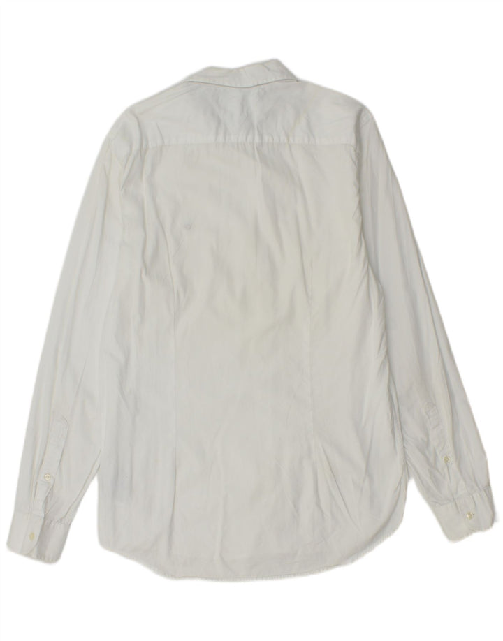 Camisa masculina Tommy Hilfiger Slim Fit grande algodão branco