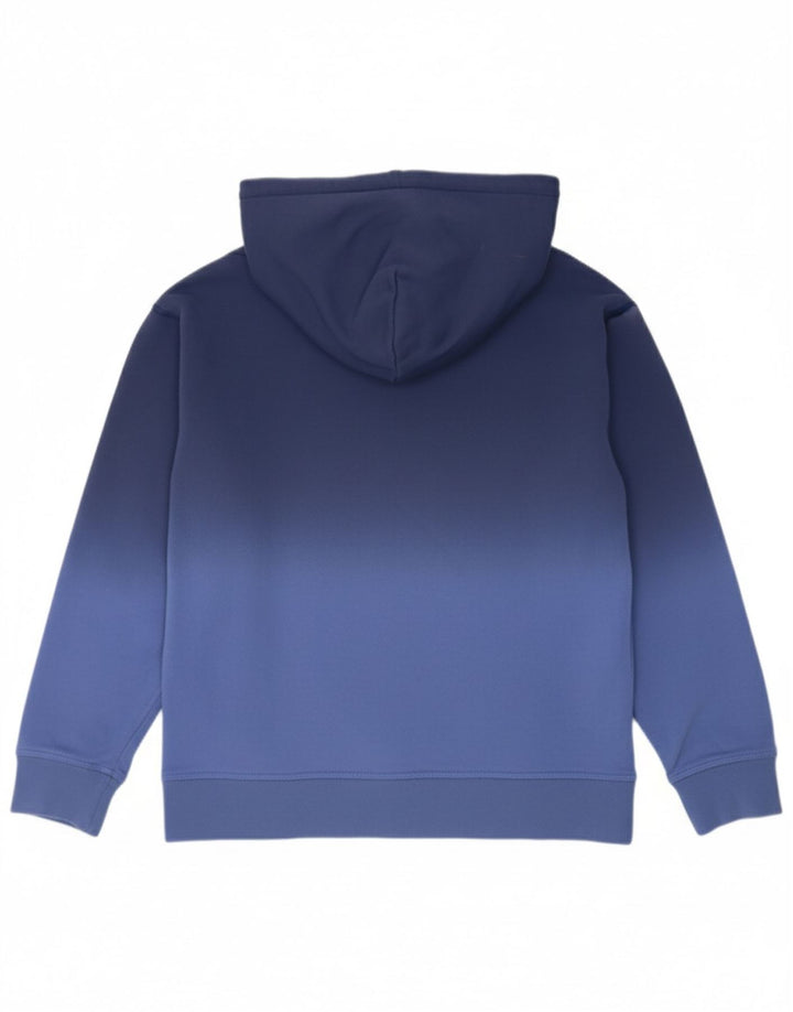 GAP Suéter com capuz feminino 12-13 anos XL Azul Tie Dye Algodão