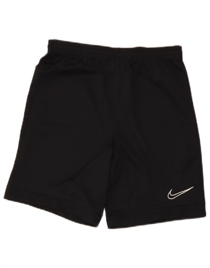 Shorts esportivos NIKE Boys Dri Fit 12-13 anos grande preto poliéster
