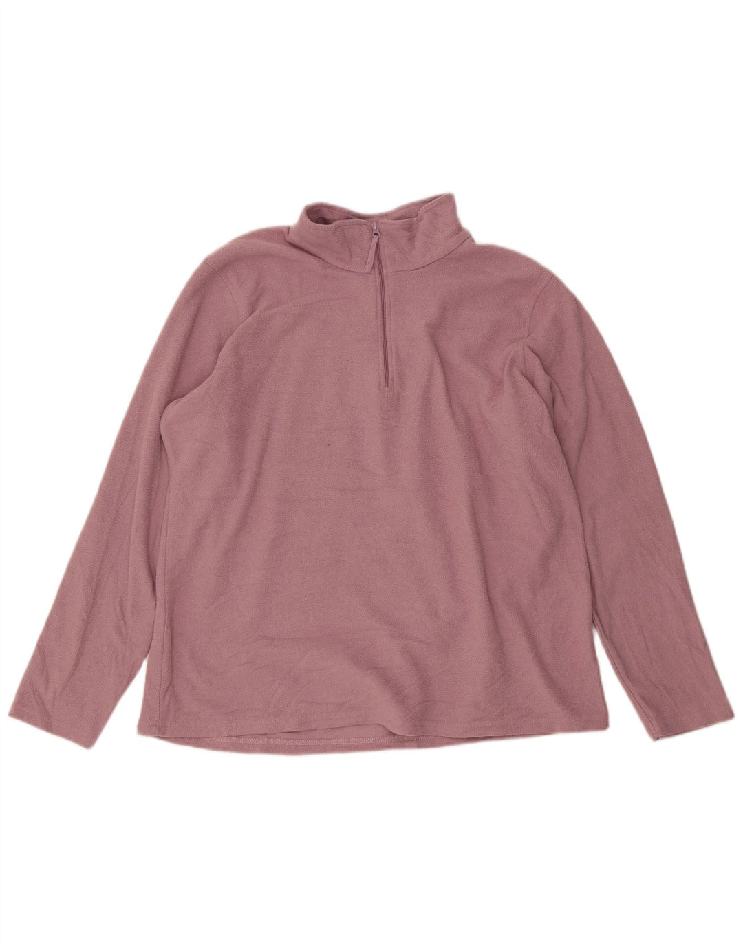 Suéter feminino de lã com zíper e gola MOUNTAIN WAREHOUSE UK 18 XL rosa