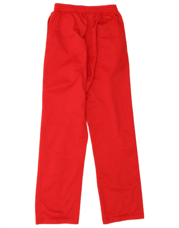 Calça de treino feminina Asics UK 8 pequeno poliéster vermelho