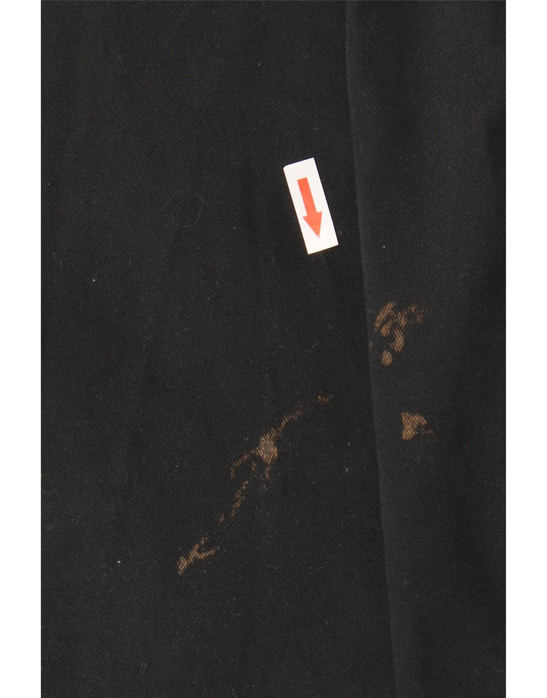 Calça Chino feminina Dickies com perna larga W26 L28 poliéster preto