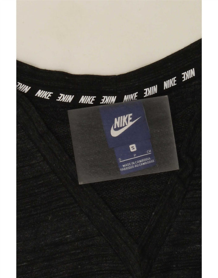 Colete feminino Nike UK 10 pequeno cinza manchado