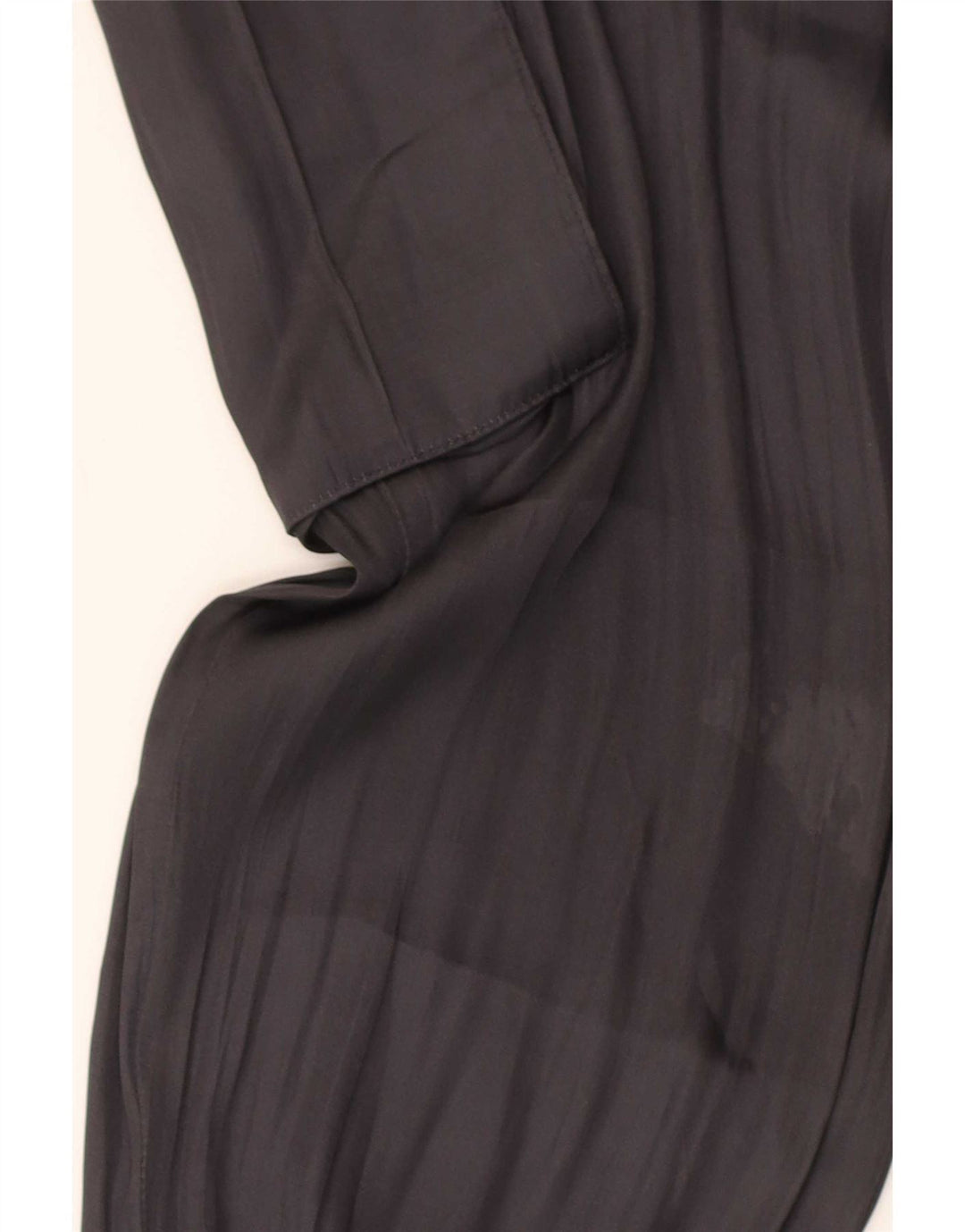 Zara Calça jogger feminina cargo média W28 L26 cinza poliéster