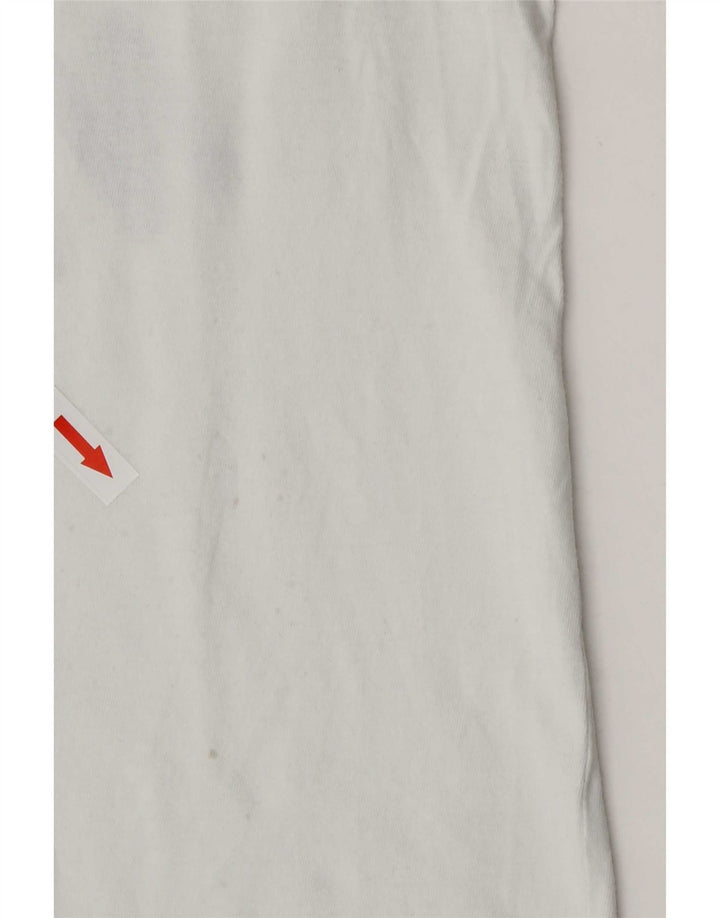 Colete gráfico masculino French Connection Top médio branco