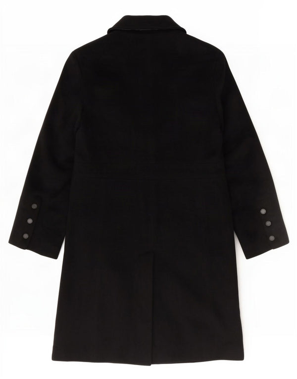 Calvin Klein Womens Overcoat US 6 Medium Black Angora