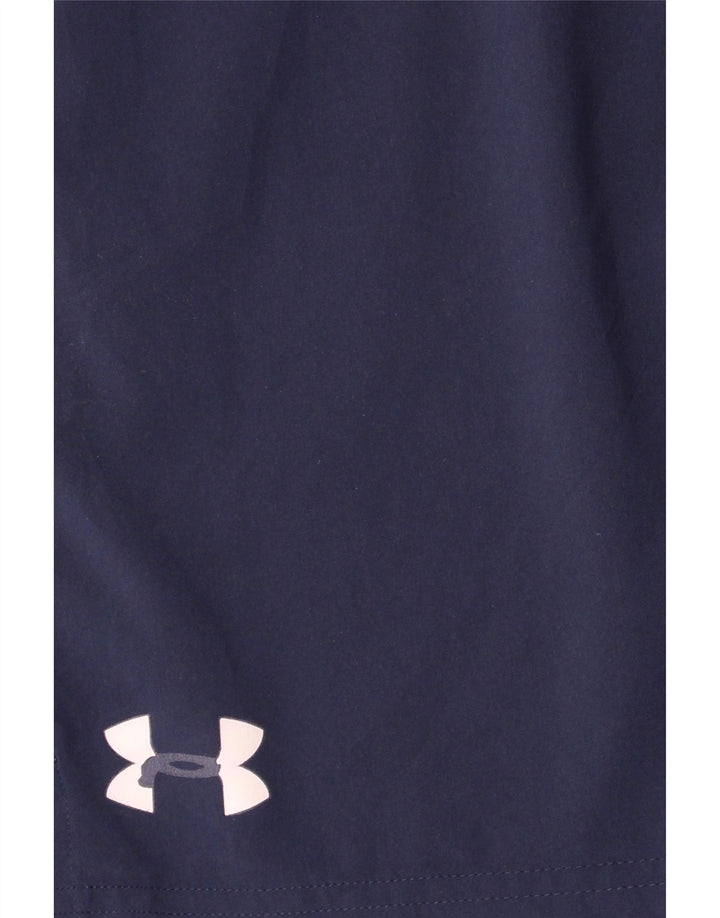 Under Armour Mens Graphic Sport Shorts Grande Poliéster Azul Marinho
