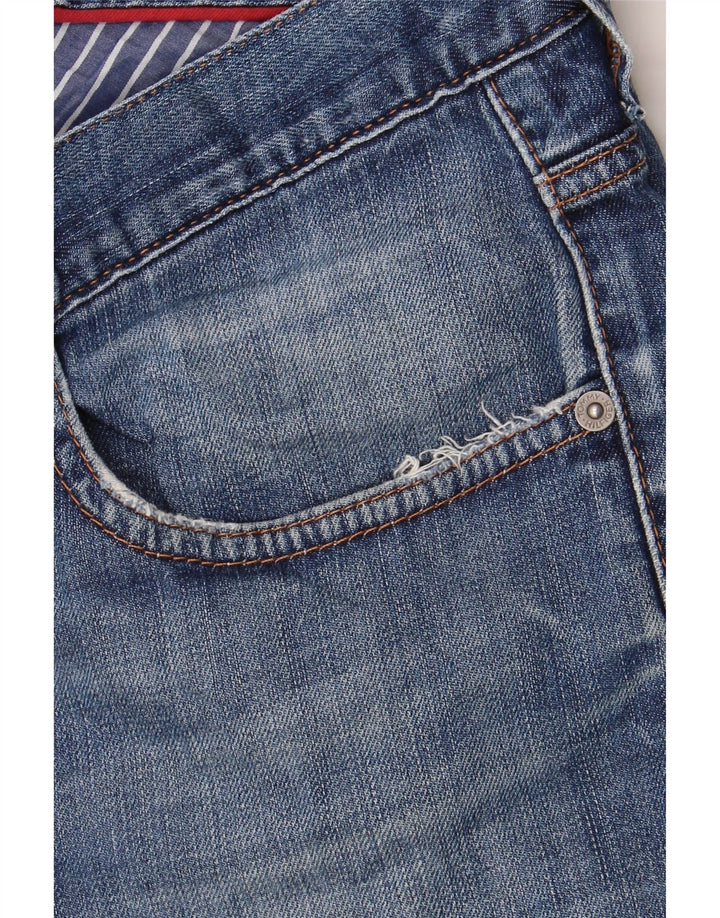 TOMMY HILFIGER Mens Straight Jeans W36 L27 Blue Cotton Vintage Tommy Hilfiger and Second-Hand Tommy Hilfiger from Messina Hembry 