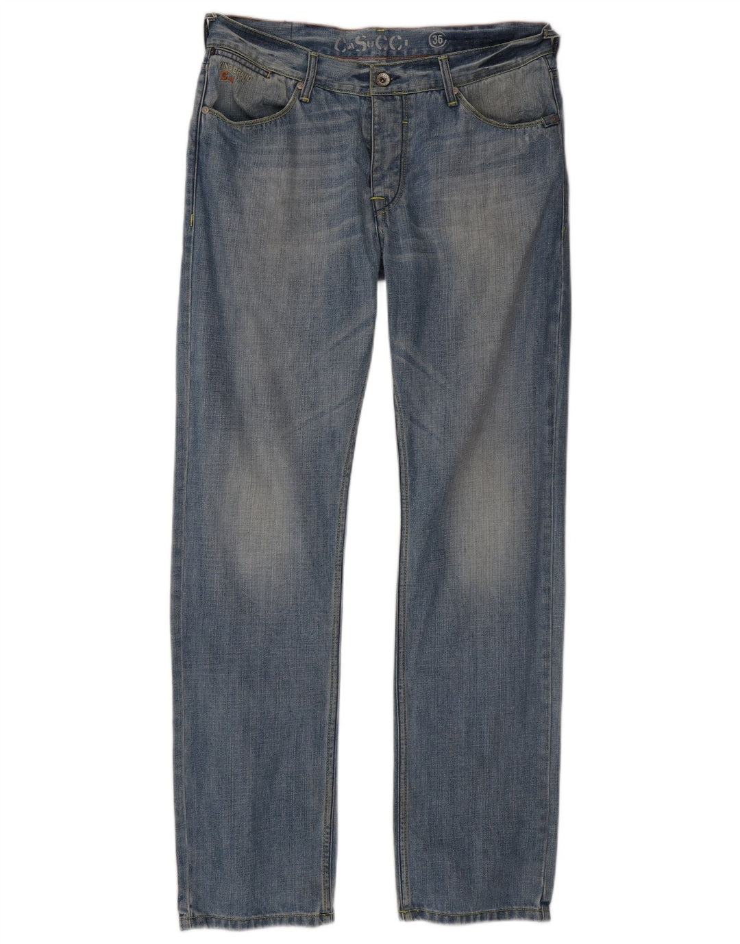 Calça jeans reta masculina CASUCCI W36 L33 algodão azul