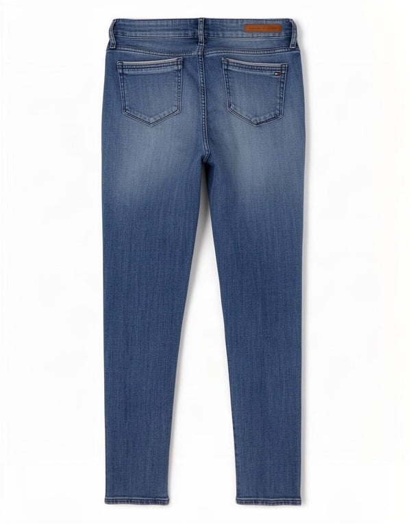 Tommy Hilfiger Jeans feminino Venice RW skinny W29 L32 algodão azul