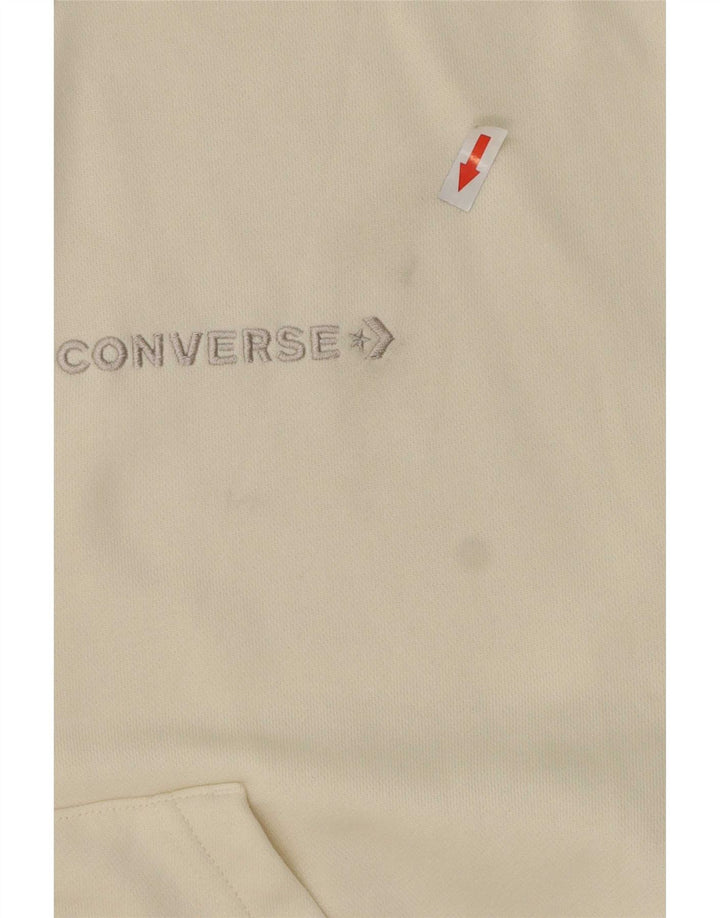 Converse Mulher Tracksuit Top Jacket UK 14 Médio Branco