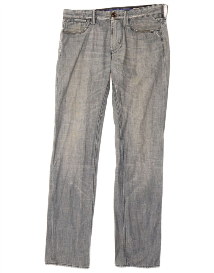 Gas Womens Slim Jeans W31 L32 Blue Cotton