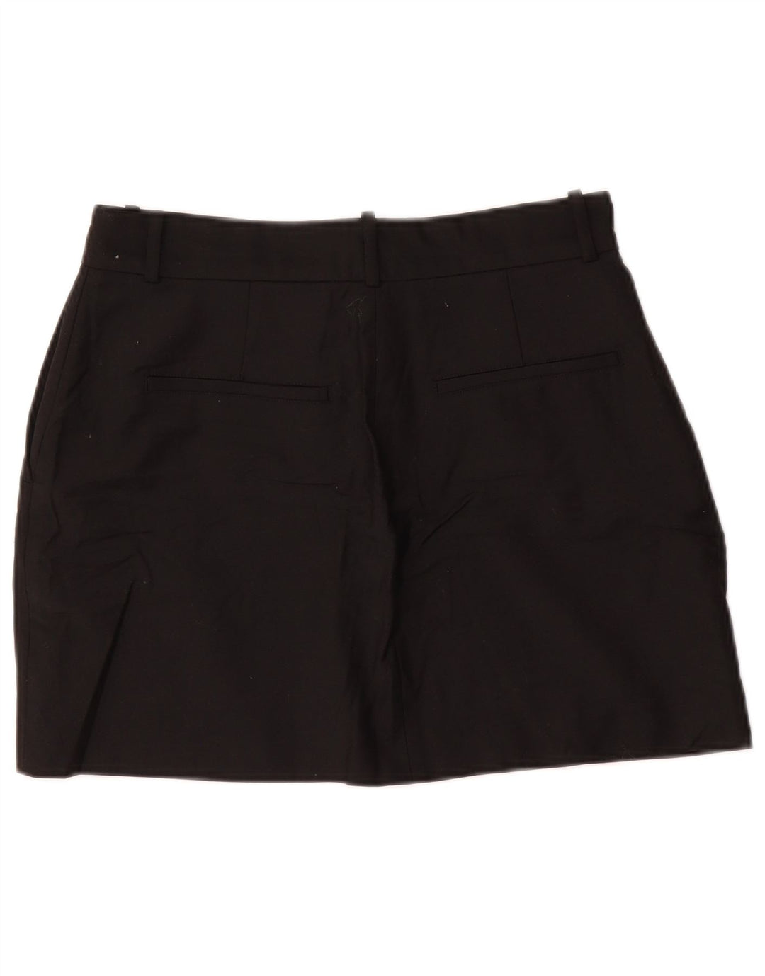 Minissaia feminina ZARA média W28 poliéster preto