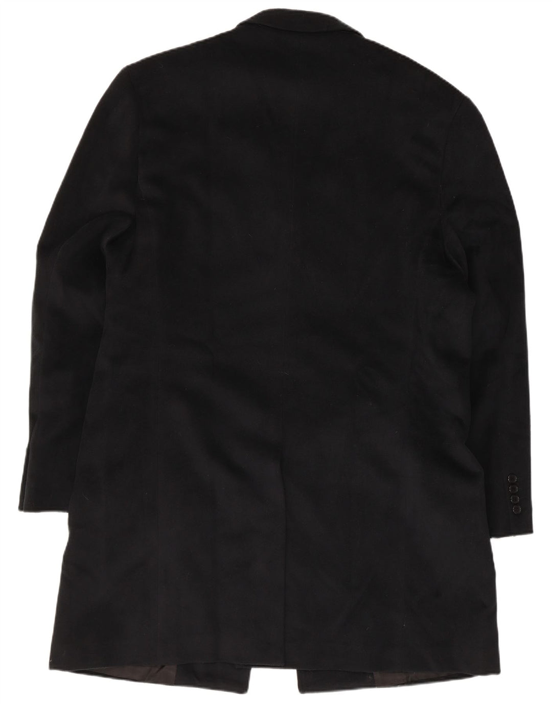 Sobretudo masculino vintage IT 54 2XL lã preta