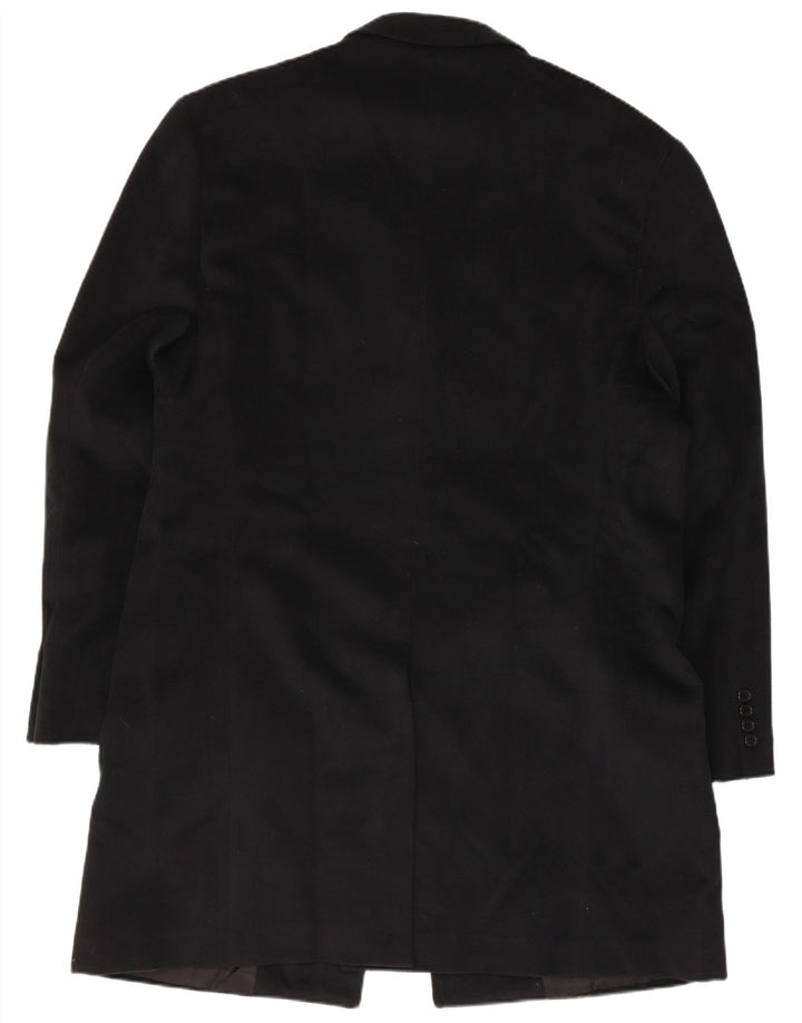 Sobretudo masculino vintage IT 54 2XL lã preta