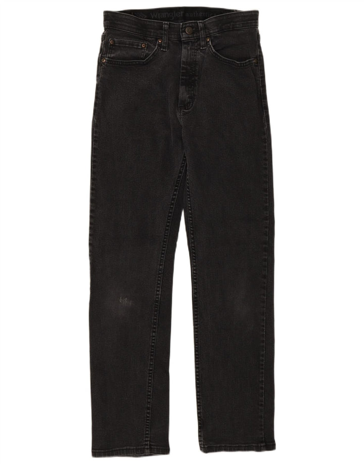 Wrangler Mens Straight Jeans W28 L30 Cinza Algodão