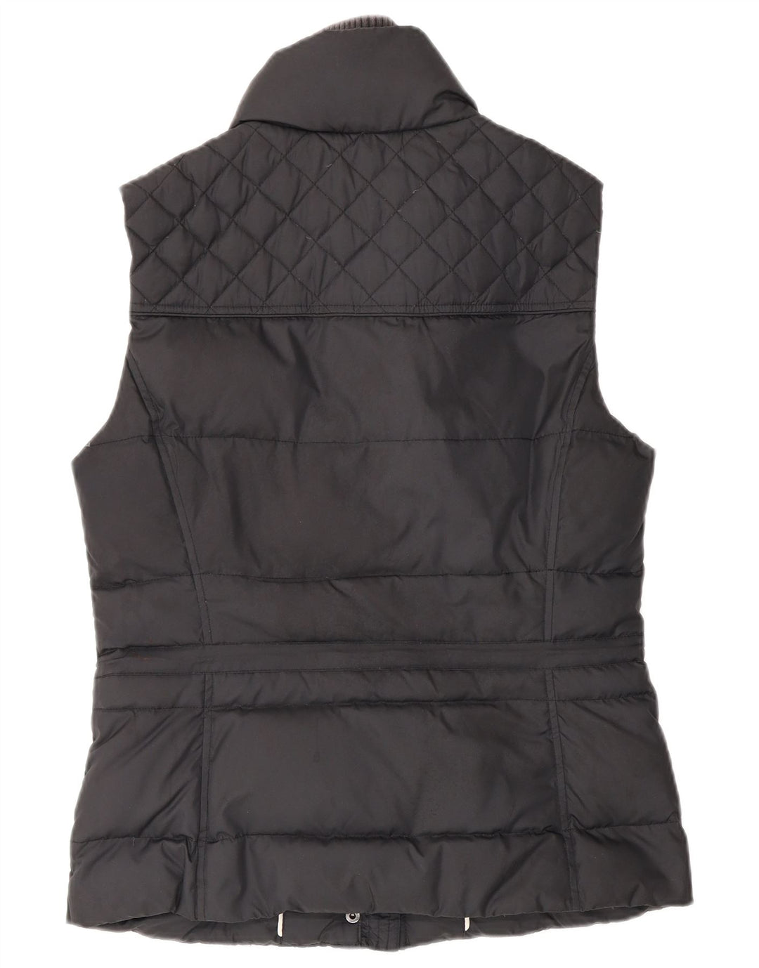 Colete acolchoado feminino Esprit UK 12 poliéster preto médio