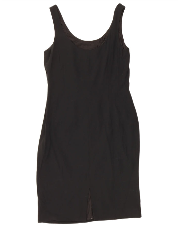 Vestido bainha sem mangas Seventy feminino IT 40 pequeno viscose preta