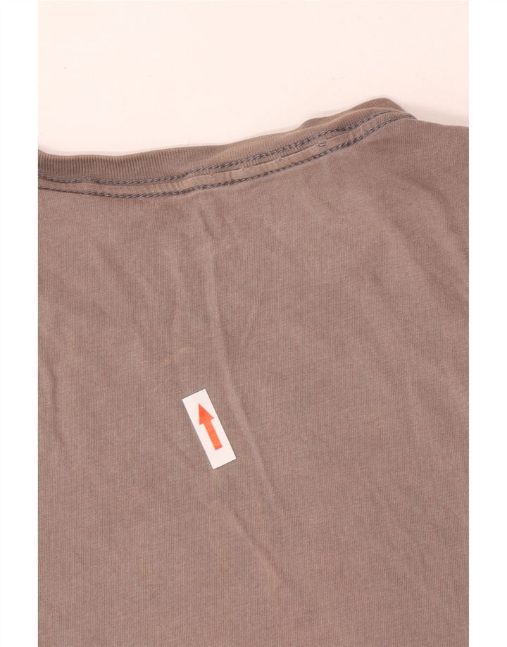 Puma Camiseta Masculina Top Pequeno Algodão Cinza