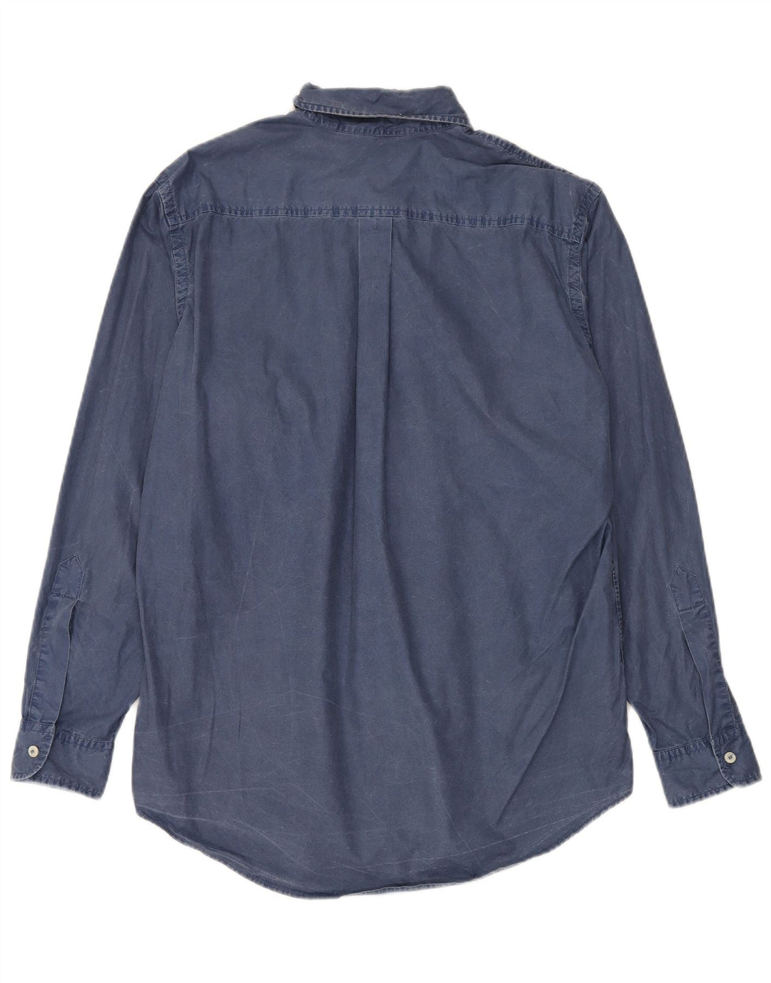 Camisa masculina Murphy & Nye de algodão azul médio