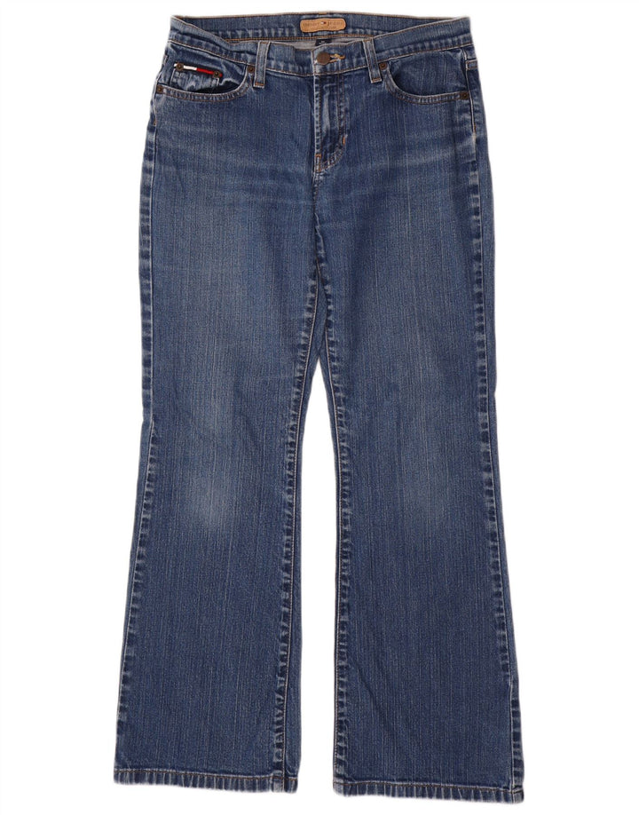 Jeans feminino Tommy Hilfiger Bootcut US 9 médio W30 L29 algodão azul