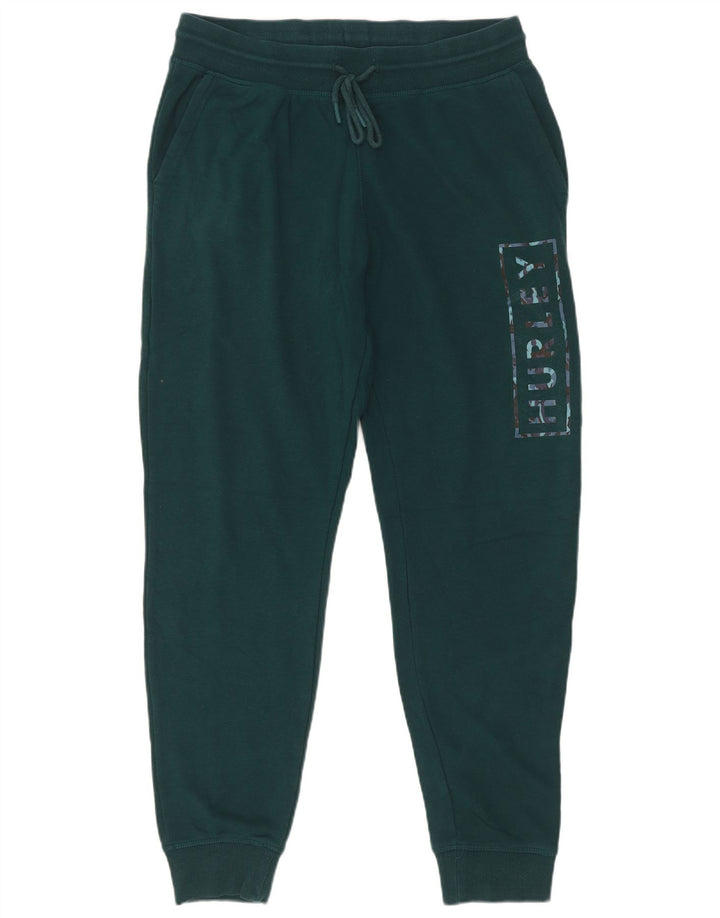 Calça esportiva masculina Hurley com estampa gráfica, joggers de algodão verde médio