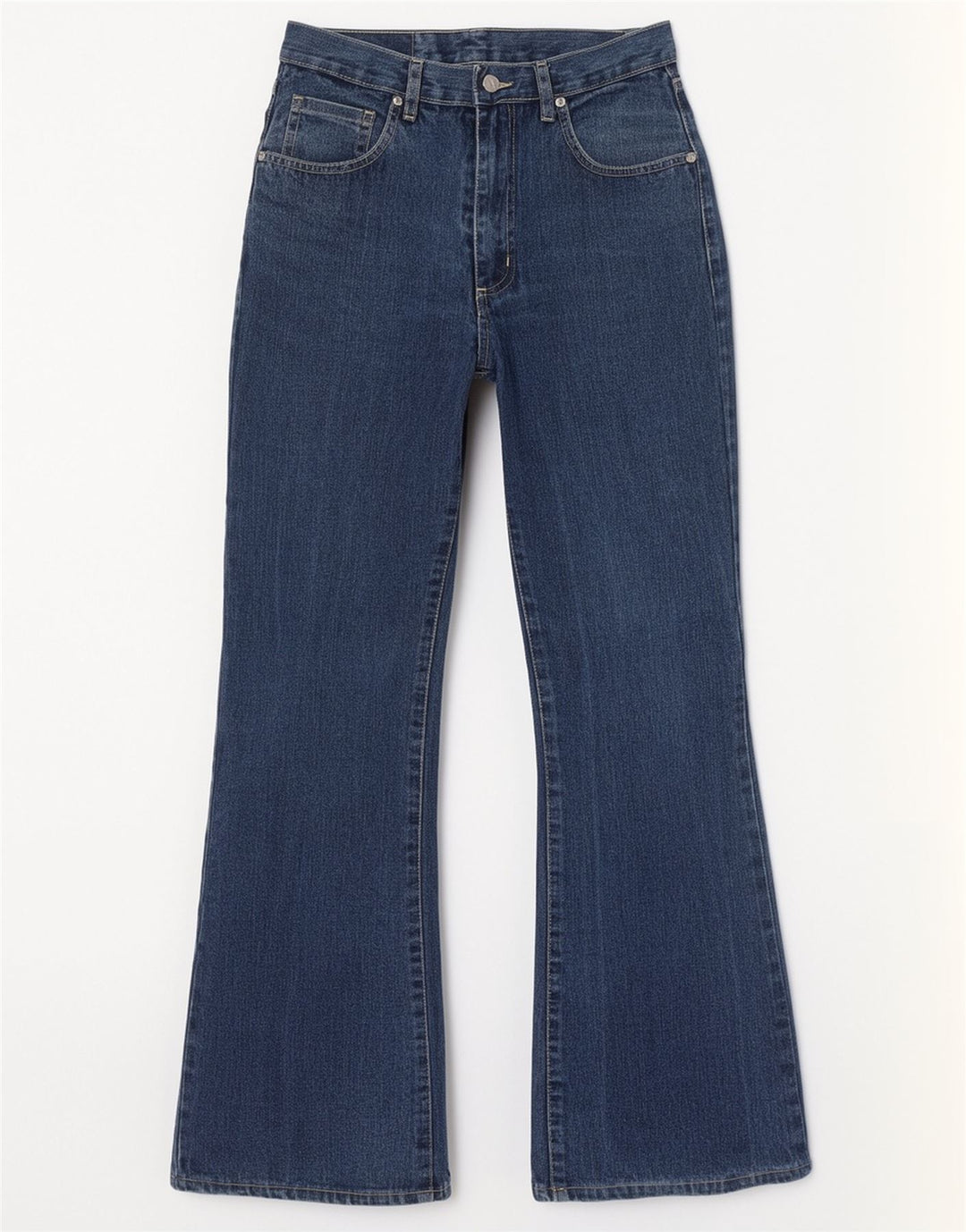 Wild Jeans feminino cintura alta queimado IT 42 médio W26 L30 algodão azul