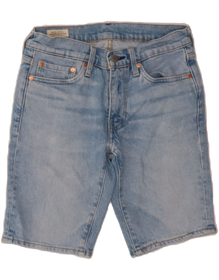 LEVI'S Womens 511 Slim Denim Shorts W28 Medium  Blue Cotton Vintage Levi's and Second-Hand Levi's from Messina Hembry 
